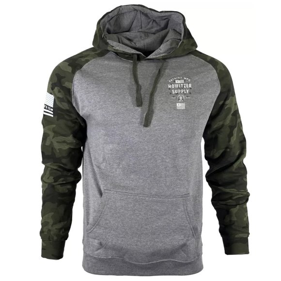 Howitzer Style Women's Hoodie Sweatshirt ARMS Military Grunt - Picture 5 of 15